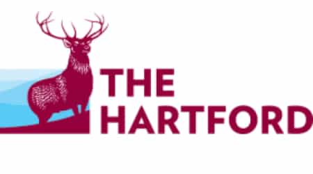 Logo for The Hartford insurance company